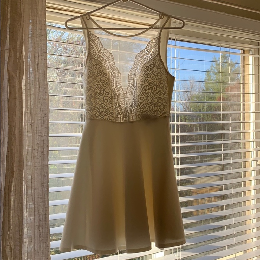 Lulus White Lace Dress